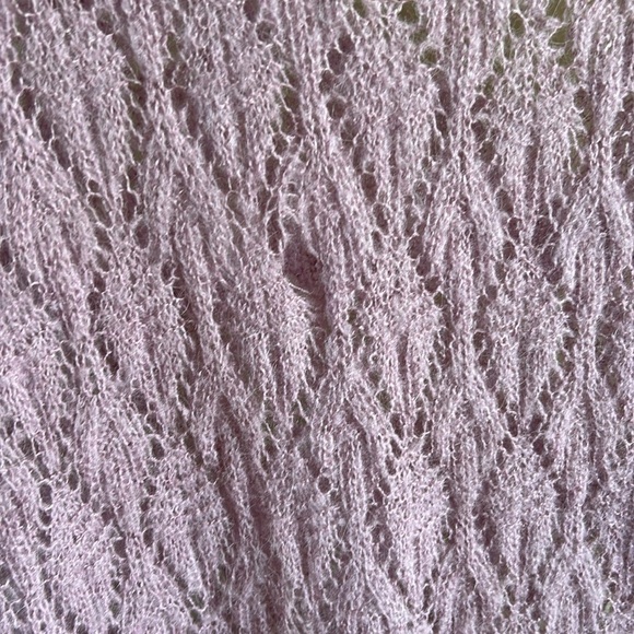 FREE PEOPLE Lilac Say Hello Oversized Tunic Sweater Size M - Picture 8 of 14